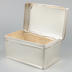 Koektrommel zilver.