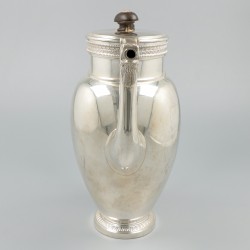 Koffiepot zilver.