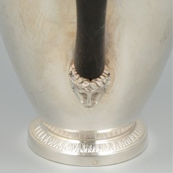 Koffiepot zilver.