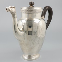 Koffiepot zilver.