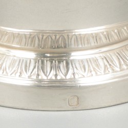 Koffiepot zilver.