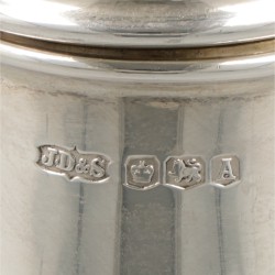 Strooibus zilver.