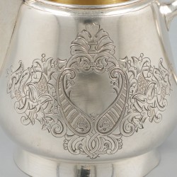 Koffie- & theeservies, Fyodor Gorbunov, Moskou ca. 1900, zilver.