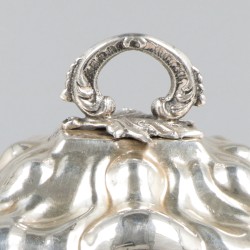 Etrog doos zilver.