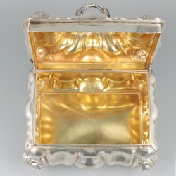 Etrog doos zilver.