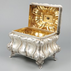 Etrog doos zilver.