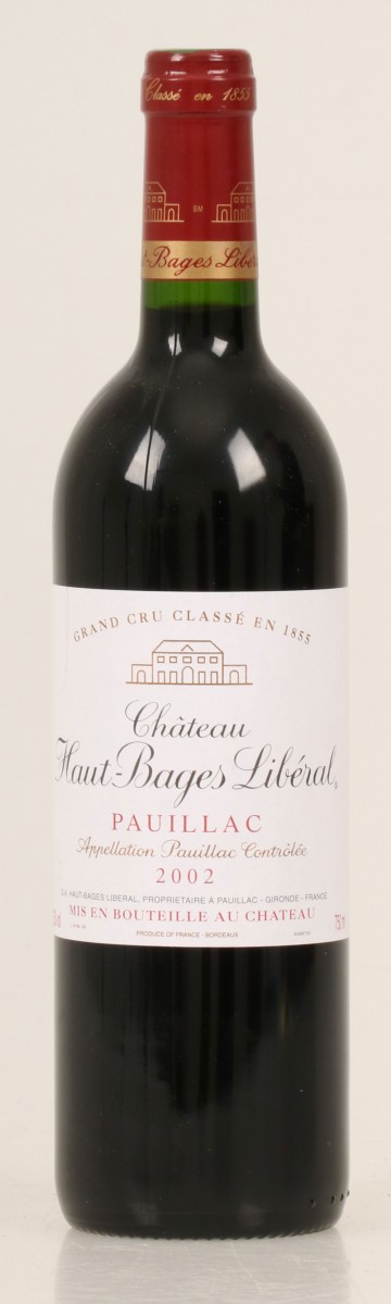 Château Haut-Bages Liberal - Pauillac - Grand Cru Classé  - 2002.