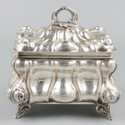 Etrog doos zilver.