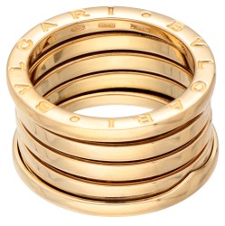  Bvlgari 18 kt. geelgouden 'B.zero1' 4-band ring.