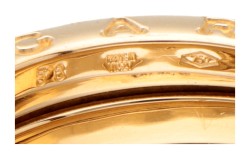  Bvlgari 18 kt. geelgouden 'B.zero1' 4-band ring.