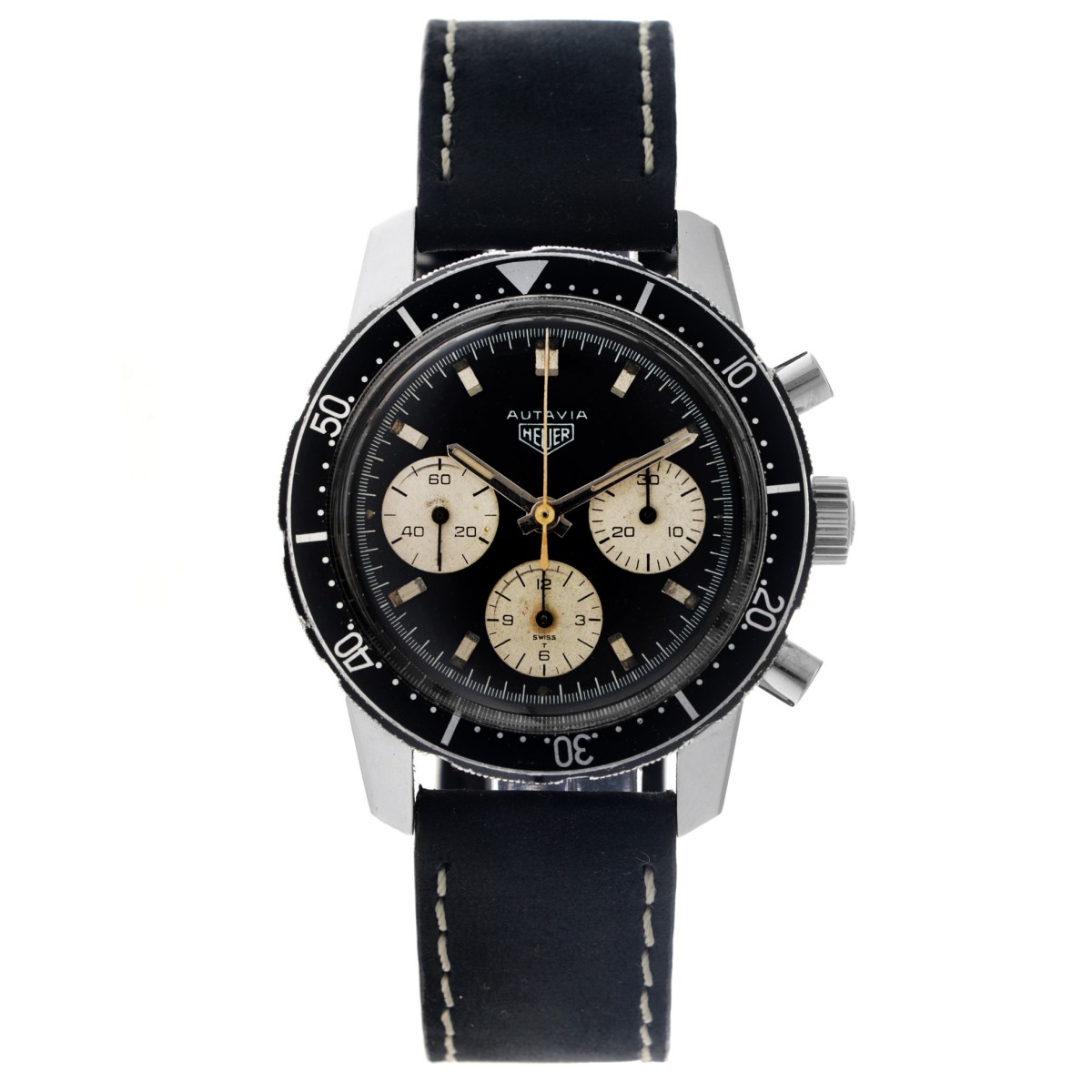 No Reserve - Heuer Autavia 2446, Valjoux 72 - Herenhorloge - Mark 1 - 1968.