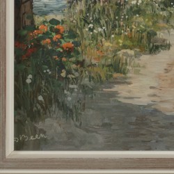 Daniél Been (Rotterdam 1885 - 1967 Baarn), Doorkijkje aan een Italiaans bergmeer.