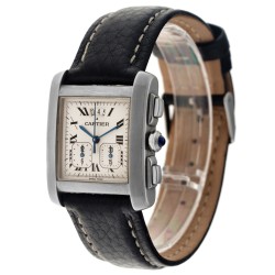 Cartier Tank Française Chronoflex 2531 - Heren polshorloge - 2003.