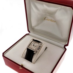 Cartier Tank Française Chronoflex 2531 - Heren polshorloge - 2003.