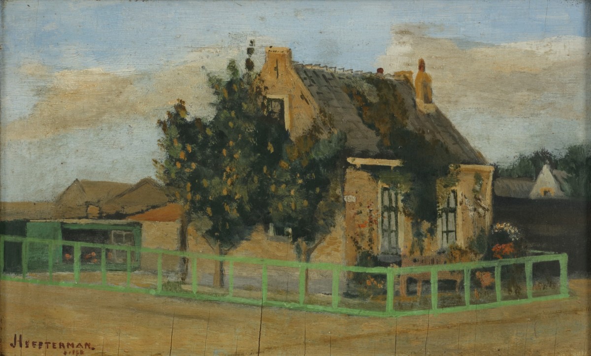 Heesterman gesigneerd, 20e eeuw. Huis op de Rotterdamseweg 370.