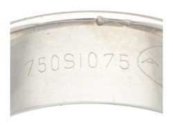 18 kt. Witgouden Aluna design ring bezet met ca. 0.75 ct. diamant.