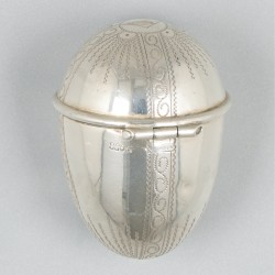 Rozenkransdoosje zilver.