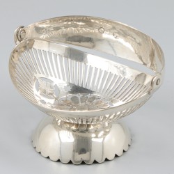 Pastillemandje, Pieter Schmitz, Leeuwarden 1830, zilver.