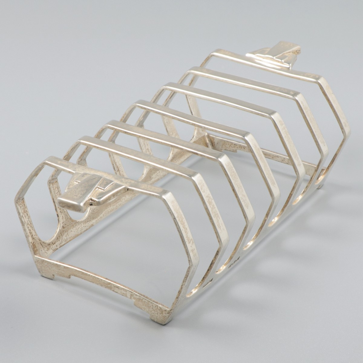 Toastrek zilver.