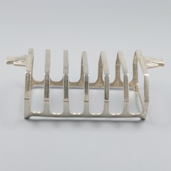 Toastrek zilver.