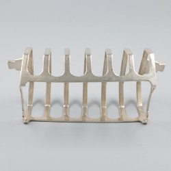Toastrek zilver.