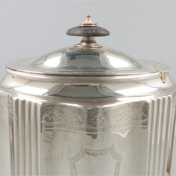 Zilveren koffiepot, John Robins, Londen 1791. 