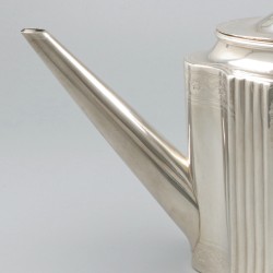Zilveren koffiepot, John Robins, Londen 1791. 