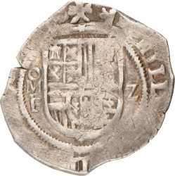 Mexico. Spanish colony. Philips III. Cob of 2 reales. N.D. (1598 - 1621) Mo F.