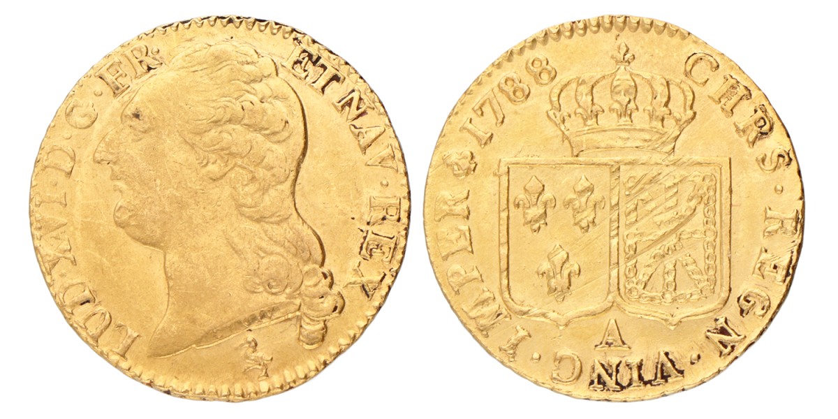 France. Kingdom. Louis XVI. Louis d'Or. 1788 A.