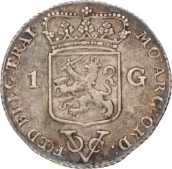 1 gulden. V.O.C. (Utrecht). 1790. Zeer Fraai / Prachtig.