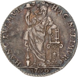 1 gulden. V.O.C. (Utrecht). 1790. Zeer Fraai / Prachtig.