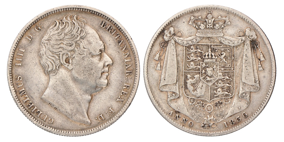 Great Britain. William IV. Half crown. 1836.