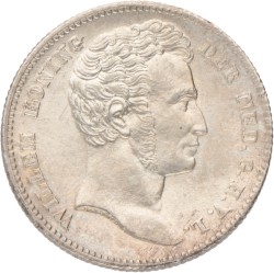 ½ gulden. Nederlands-Indië. Willem I. 1834. Prachtig.