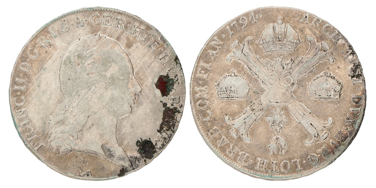 Austria. Franz II. Kronenthaler. 1794 A.