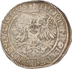 Arendrijksdaalder. Kampen. Rudolf II. 1597. Fraai +.