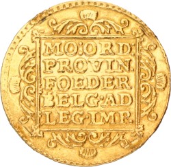 Gouden Dukaat. Holland. 1762. Zeer Fraai.