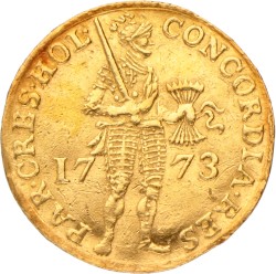 Gouden Dukaat. Holland. 1773. Zeer Fraai +.