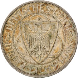 Germany. Weimar republic. 3 Mark - Rheinlandräumung. 1930 F.