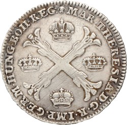 Kronenthaler. Brabant. Antwerpen. Maria Theresia. 1766. Zeer Fraai.