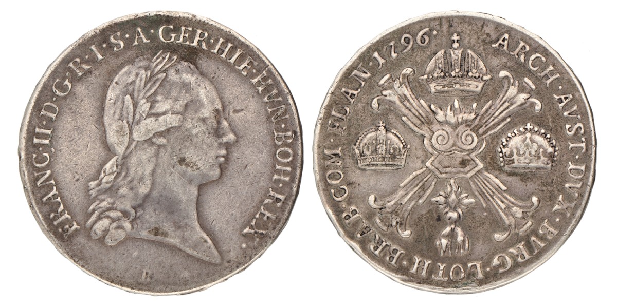 Austria. Franz II. Kronenthaler. 1796 B.