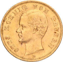 German states. Bavaria. Otto. 20 Mark. 1900 D.