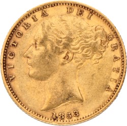 Great Britain. Victoria. Sovereign. 1853.