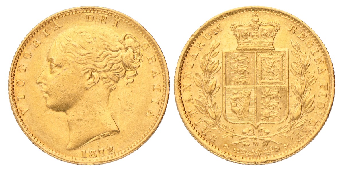 Australia. Victoria. Sovereign. 1872 M.