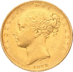 Australia. Victoria. Sovereign. 1872 M.