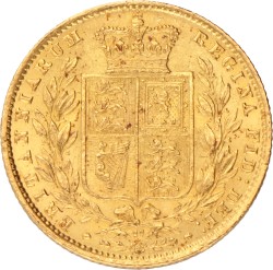 Great Britain. Victoria. Sovereign. 1866 - Die nr. 77.