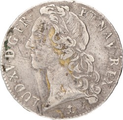 France. Louis XV. Ecu au Bandeau. 1748 N.