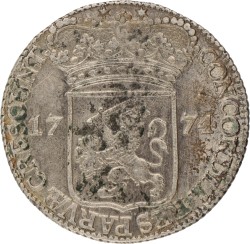 Zilveren Dukaat. Zeeland. 1774. Zeer Fraai -.