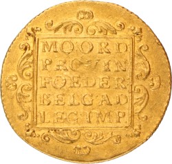 Gouden Dukaat. Utrecht. 1801. Zeer Fraai +.
