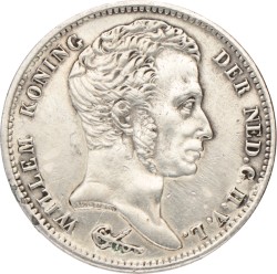 1 Gulden . Willem I. 1831. Zeer Fraai.