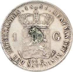 1 Gulden . Willem I. 1831. Zeer Fraai.